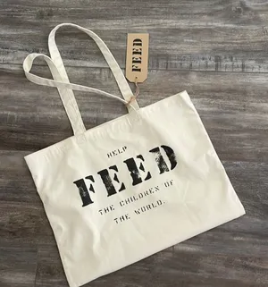 Feed canvas tote NEW Black thumbnail 1