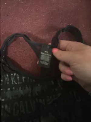 Calvin Klein Black Logo Racerback Sports Bralette thumbnail 4