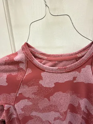 Lululemon It's Rulu Run Half Zip Pullover in Speckle Camo Pink Taupe thumbnail 2