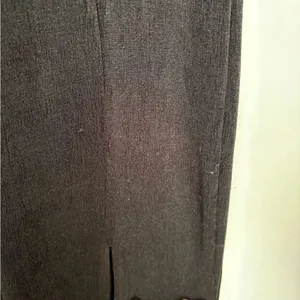 Princess Polly Long Skirt Front Slit Size US 4 Black thumbnail 7