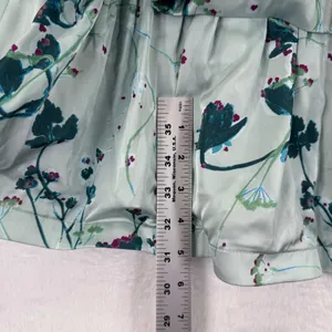 Tuckernuck Floral Tiered Dress Long Sleeve Womens XL Green Black‎ Trim READ thumbnail 5