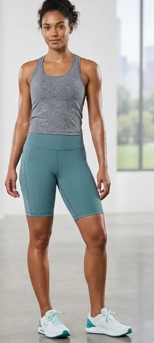 Athleta Elation High-Waisted Bike Shorts Size Small. thumbnail 1