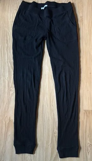 Z Supply Charcoal Ribbed Lounge Pants thumbnail 1