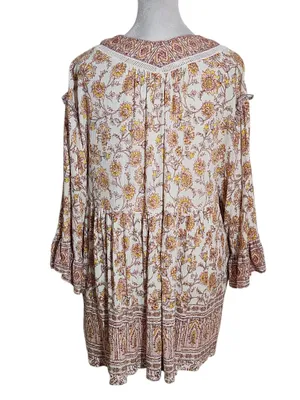 Free People Pink Moonlight Dance Tunic Size Medium thumbnail 3