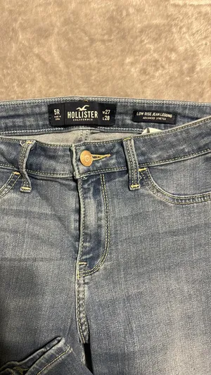 Hollister Low Rise Jean Legging Size 5R W27 L28 thumbnail 3