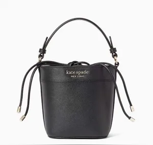 Kate Spade Cameron Small Bucket Bag Black Leather thumbnail 1
