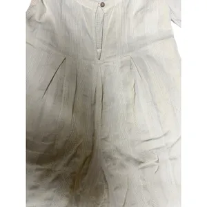Free People Shiloh Cotton & Linen Jumpsuit‎ Summer Khaki Women's Size Medium thumbnail 8