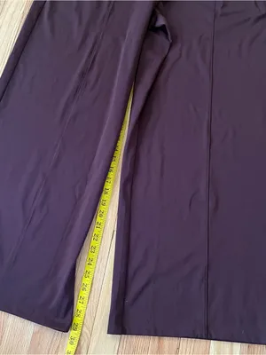 Old Navy Powersoft Purple Wide Leg Pants 2X Athleisure Travel Minimalist Gym NWT thumbnail 6
