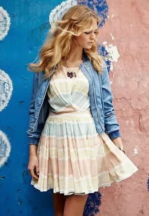 Anthropologie Paper Crown Watercolor Mirage Dress thumbnail 14