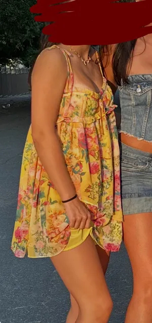 Floral dress Yellow thumbnail 1
