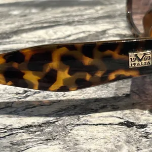 Versace Leopard Print Sunglasses thumbnail 5