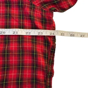 Victoria's Secret Red Plaid 2 Piece Pajama Set XL Holiday Christmas Heritage‎ thumbnail 9