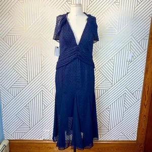 Katie May Show The F Up Navy‎ Blue Midi Dress thumbnail 3