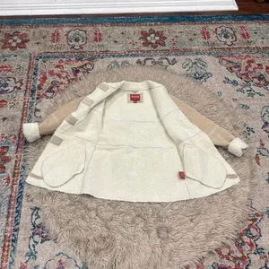 Y2k HG Outerwear Suede Jacket size Small Tan thumbnail 4
