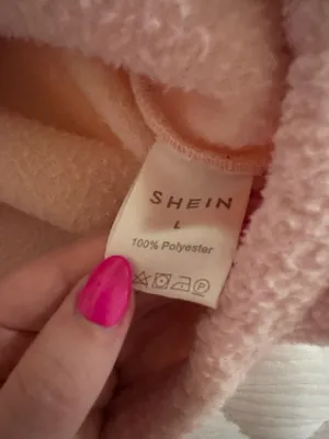 SheIn Sheik pink fleece thumbnail 3
