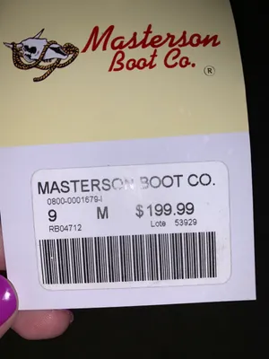 Tan Western Boots Size 9 thumbnail 4