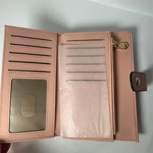 Blush Pink Bi-Fold Wallet with Zip Coin Pocket & Card Organizer NEW thumbnail 3