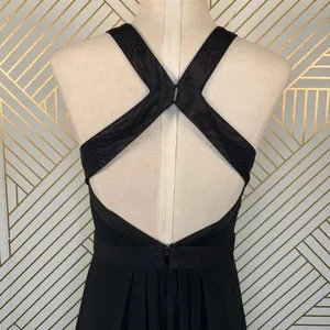 Spotlight‎ by Warehouse Black Chiffon Halter Gown thumbnail 8