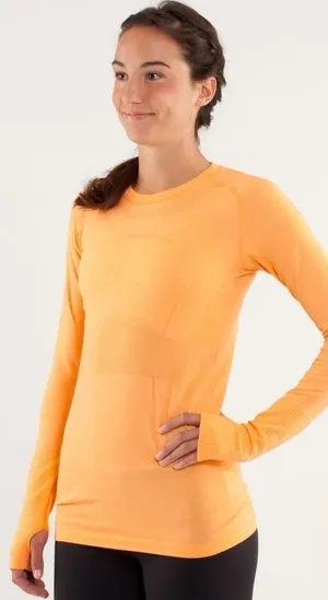 Lululemon Creamscicle Pop Swiftly tech Long Sleeve thumbnail 1
