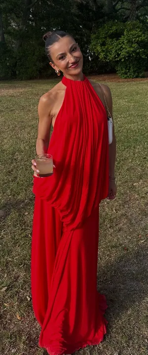 ASOS Red Dress Maxi thumbnail 1