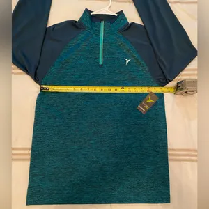 Old Navy Quarter Zip Long Sleeve Active Top NWT S thumbnail 4