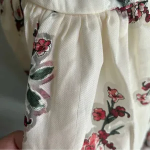 Storia Floral Babydoll Strapless Dress Sz Medium Romantic Coquette thumbnail 4