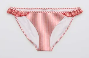✨HP✨Aerie Seersucker Ruffle Bikini Bottom✨ thumbnail 1
