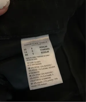 American Eagle Black Dream Jean size 0 thumbnail 2