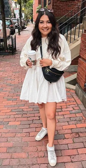 Free People Eleanor Sweatshirt Dress thumbnail 6