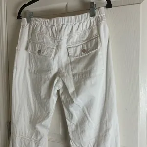 We The Free Free People Full Effect Wide Leg Utility Pants White XS thumbnail 9