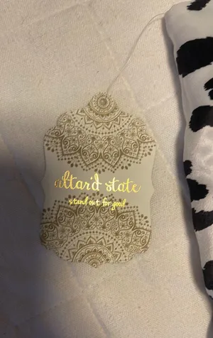 Altar’d State Cow Print Skirt thumbnail 5