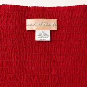 Band of the Free Red Bubble Hem Fit & Flare Mini Dress Party Cocktail Small thumbnail 4