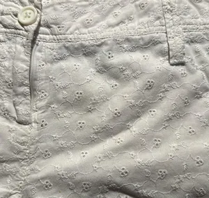Express White Eyelet Embroidered Shorts thumbnail 3