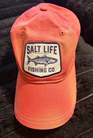Salt Life Coral Pink Fishing Co. Hat thumbnail 1