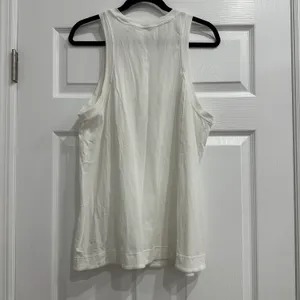 Long Cotton Crewneck Tank Top Size L thumbnail 6