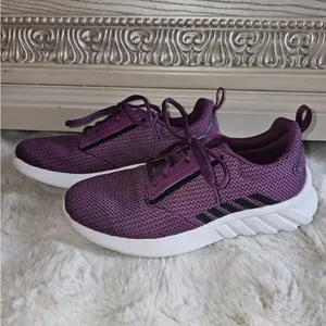 K•Swiss‎ Purple and White Athletic Sneakers with Knit Mesh Upper​ thumbnail 2