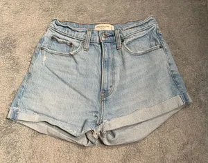 Abercrombie & fitch mom short Denim Shorts 25/0 thumbnail 1