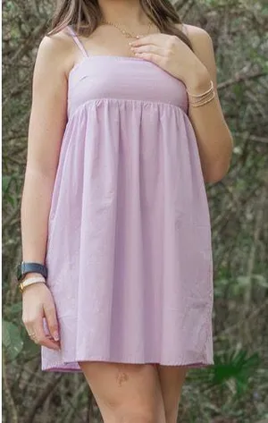 Mini dress Purple thumbnail 1