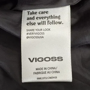 Vigoss Women L Black Faux Leather Hooded Long Puffer Vest Zip Pockets Moto Edgy thumbnail 7