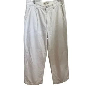 Madewell The Harlow Wide-Leg Jean in Tile White 29 thumbnail 3