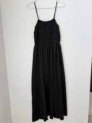 American Eagle Sunchaser Knit Smocked Bodice Midi Dress Size Medium thumbnail 3