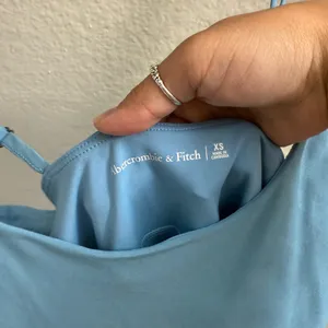 Abercrombie & Fitch Womens XS Mini Travelers Dress Baby Blue With Biker Short thumbnail 4