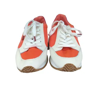 Birdies Roadrunner Women's‎ Sneakers 7 Orange White Leather Accent Casual Shoes thumbnail 3