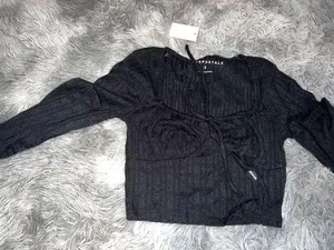 Aeropostale Black Long Sleeve Top thumbnail 2