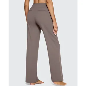 G4Free EverGoing Loose High-Waist Wide Leg Trousers‎ Taupe Technical Stretch XL thumbnail 3