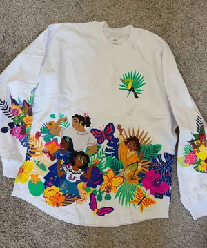 White long sleeve Encanto tee thumbnail 1