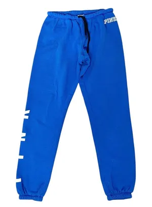PINK Victoria’s Secret blue lace up joggers sweatpants Y2K Xs loungewear thumbnail 1