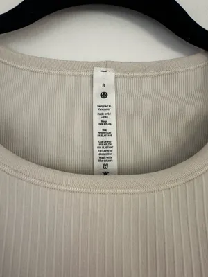Lululemon Ebb to Street Long Sleeve White Opal 8 thumbnail 2