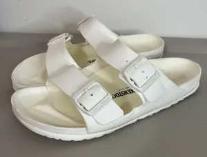 Birkenstock‎ Arizona EVA Sandal 40 US 9 White Waterproof Lightweight Slide Boho thumbnail 1