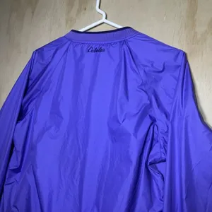 Cabelas Women's Medium‎ Purple Long Sleeve Nylon Windbreaker thumbnail 11